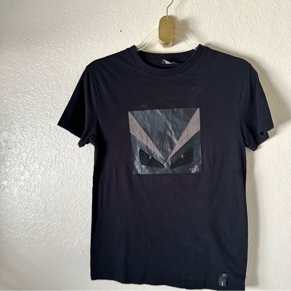 Fendi Monster Graphic Print Crew Neck T-Shirt Size M - Gem
